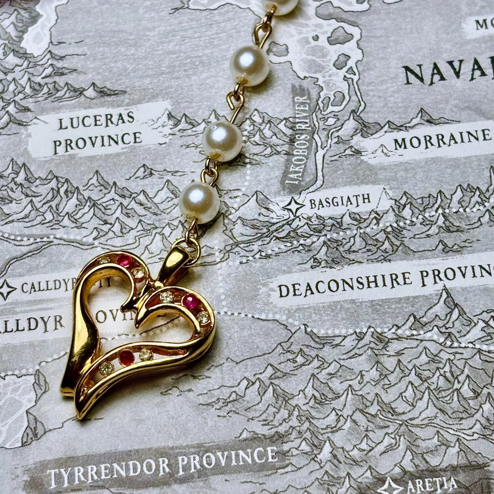 Handmade Velvet Ribbon Beaded Bookmark with Genuine Stones